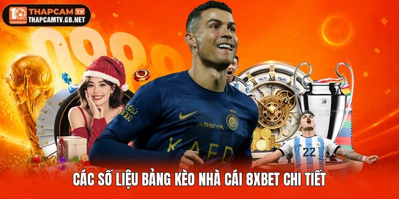 Các số liệu bảng kèo nhà cái 8xbet chi tiết