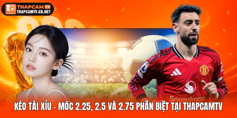Kèo Tài Xỉu - Mốc 2.25, 2.5 Và 2.75 Phân Biệt Tại Thapcamtv