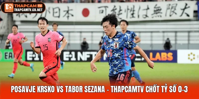 Posavje Krsko Vs Tabor Sezana - Thapcamtv Chốt Tỷ Số 0-3